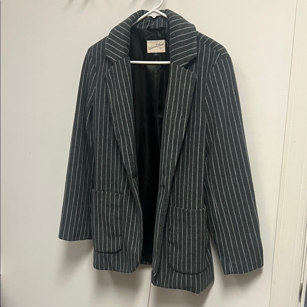 Universal Thread Black Pinstripe Blazer